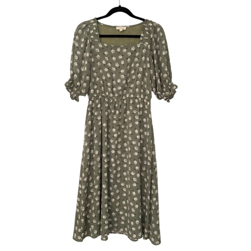 Medium Sage Dress - Midi